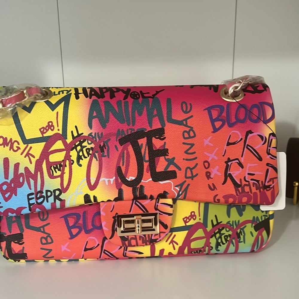 Graffiti Novelty Tote Handbag